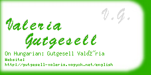 valeria gutgesell business card